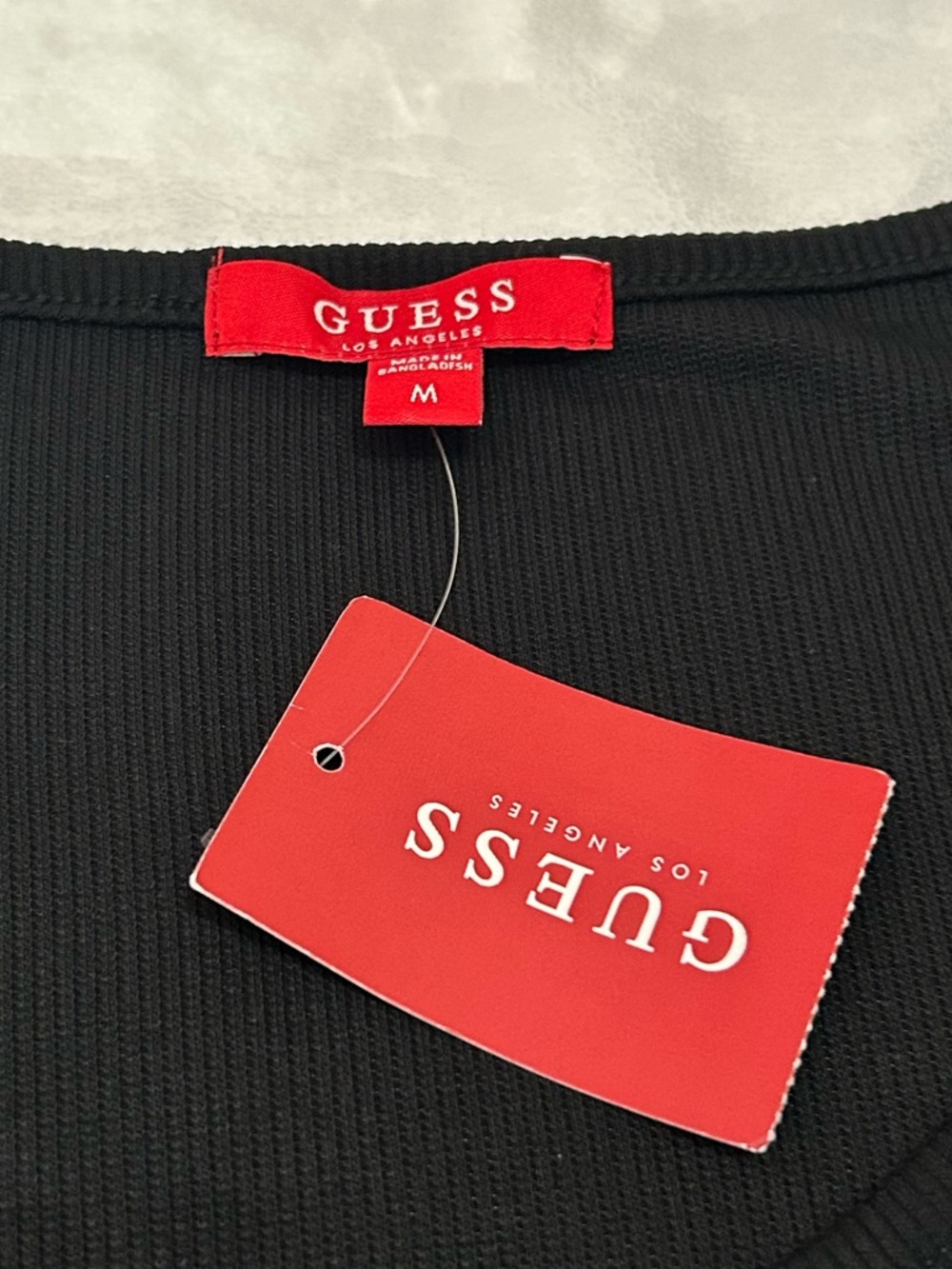 GUESS Ribbed Bodycon Dress Size Medium NWT - Picture 6 of 8